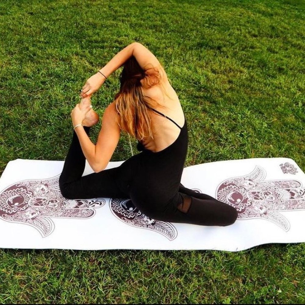 Yoga Mat - Hamsa Hand